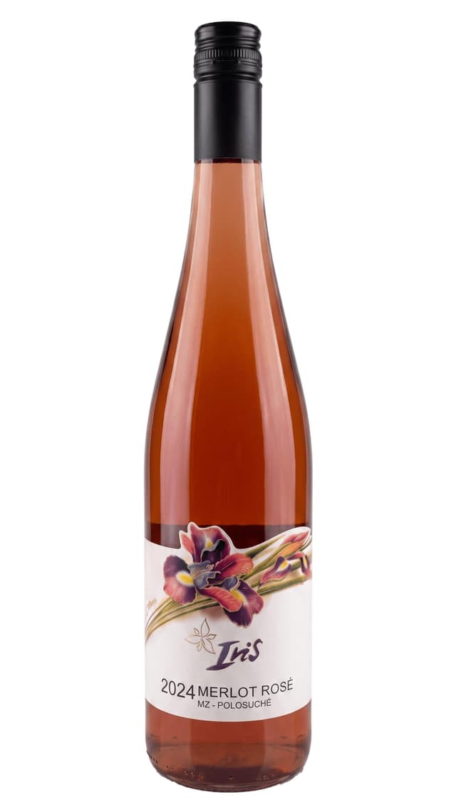 Víno Iris - Merlot rosé 2024 polosuché