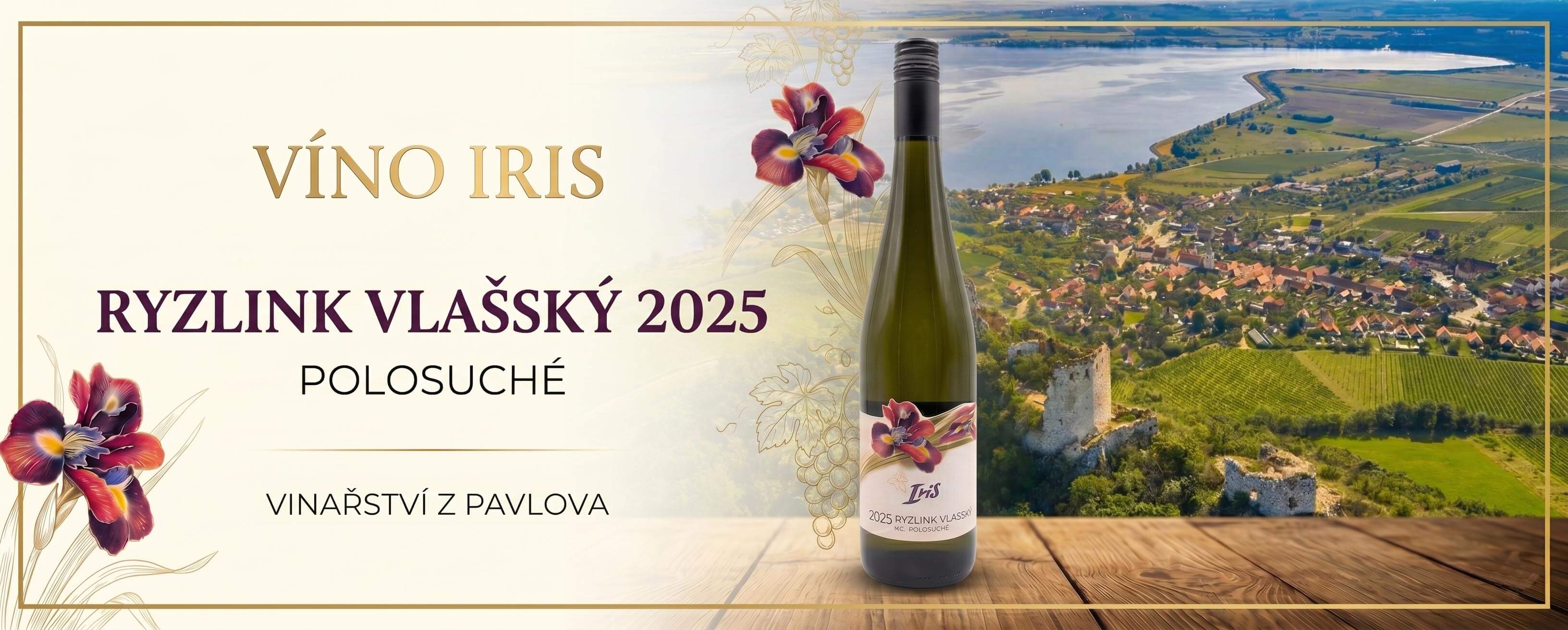 Ryzlink vlašský 2025 polosuché